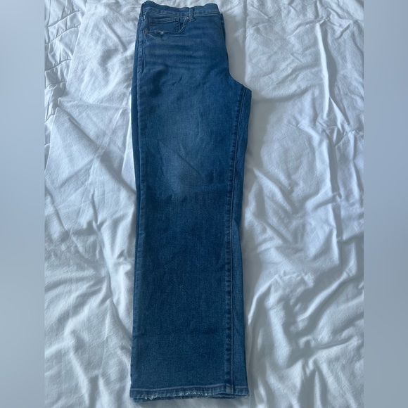 Express Straight Ankle Jeans, Size 14 Long - Picture 2 of 6